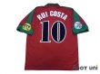 Photo2: Portugal Euro 1996 Home Shirt #10 Rui Costa UEFA Euro 1996 Patch/Badge UEFA Fair Play Patch/Badge (2)