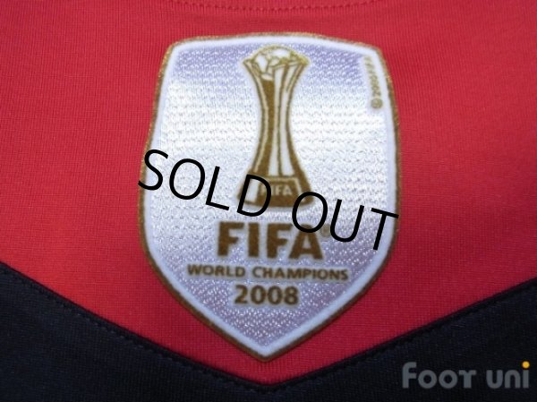 Photo7: Manchester United 2009-2010 Home Shirt #18 Scholes FIFA World Champions 2008 Patch/Badge (7)