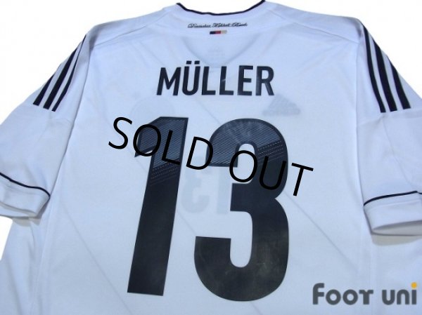 Photo4: Germany Euro 2012 Home Shirt #13 Muller (4)