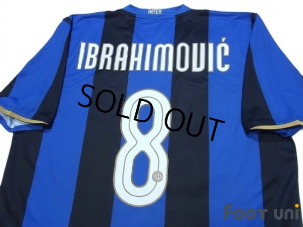 Photo4: Inter Milan 2008-2009 Home Shirt #8 Ibrahimović Scudetto Patch/Badge (4)
