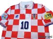 Photo3: Croatia 1996 Home Shirt #10 Boban UEFA Euro 1996 Patch/Badge UEFA Fair Play Patch/Badge (3)