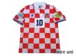 Photo1: Croatia 1996 Home Shirt #10 Boban UEFA Euro 1996 Patch/Badge UEFA Fair Play Patch/Badge (1)