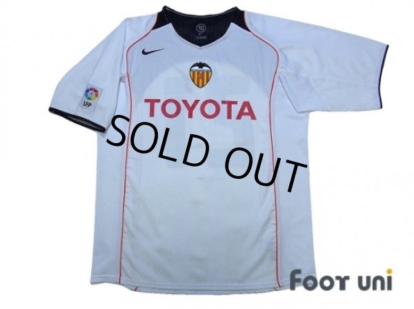 Photo1: Valencia 2004-2005 Home Shirt #21 Aimar (1)