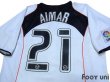 Photo4: Valencia 2004-2005 Home Shirt #21 Aimar (4)