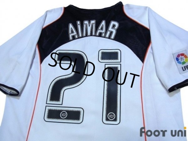 Photo4: Valencia 2004-2005 Home Shirt #21 Aimar (4)