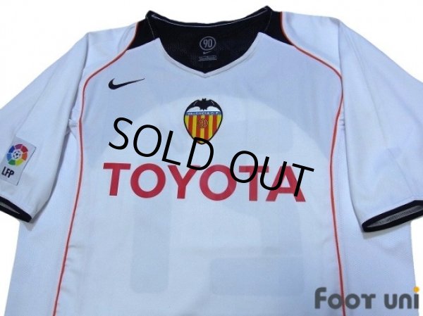 Photo3: Valencia 2004-2005 Home Shirt #21 Aimar (3)