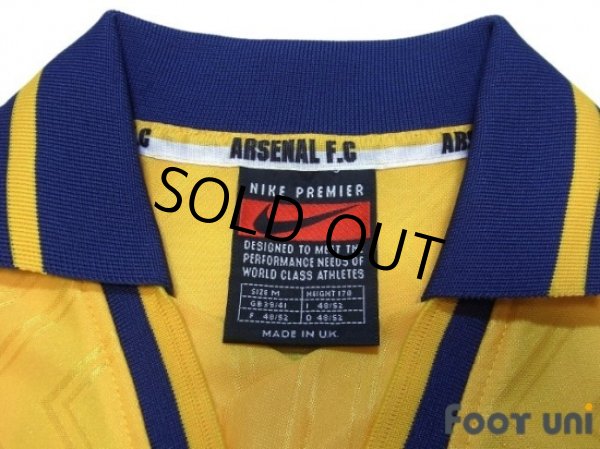 Photo5: Arsenal 1996-1997 Away Shirt #10 Bergkamp The F.A. Premier League Patch/Badge (5)