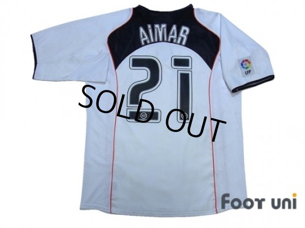 Photo2: Valencia 2004-2005 Home Shirt #21 Aimar (2)