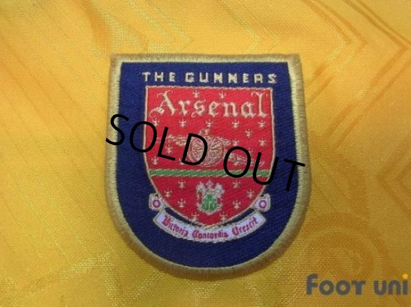 Photo6: Arsenal 1996-1997 Away Shirt #10 Bergkamp The F.A. Premier League Patch/Badge (6)