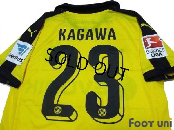 Photo4: Borussia Dortmund 2015-2016 Home Shirt #23 Kagawa Bundesliga Patch/Badge (4)