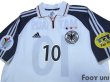 Photo3: Germany Euro 2000 Home Shirt #10 Matthaus UEFA Euro 2000 Patch/Badge (3)
