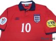 Photo3: England 2000 Away Shrit #10 Owen UEFA Euro 2000 Patch/Badge UEFA Fair Play Patch/Badge (3)