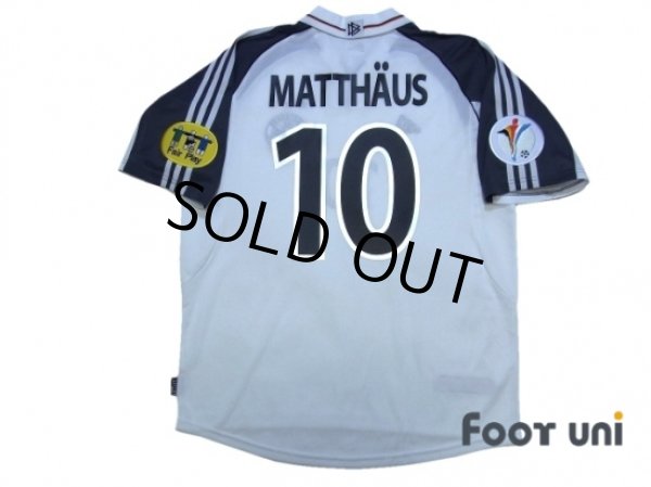 Photo2: Germany Euro 2000 Home Shirt #10 Matthaus UEFA Euro 2000 Patch/Badge (2)