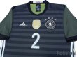 Photo3: Germany 2016 Away Reversible Shirt #2 Mustafi FIFA World Champions 2014 Patch/Badge (3)