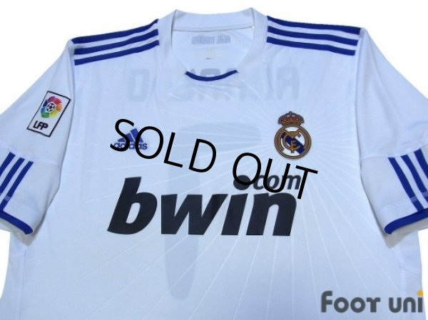 Photo3: Real Madrid 2010-2011 Home Shirt #7 Ronaldo LFP Patch/Badge (3)