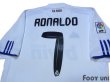 Photo4: Real Madrid 2010-2011 Home Shirt #7 Ronaldo LFP Patch/Badge (4)