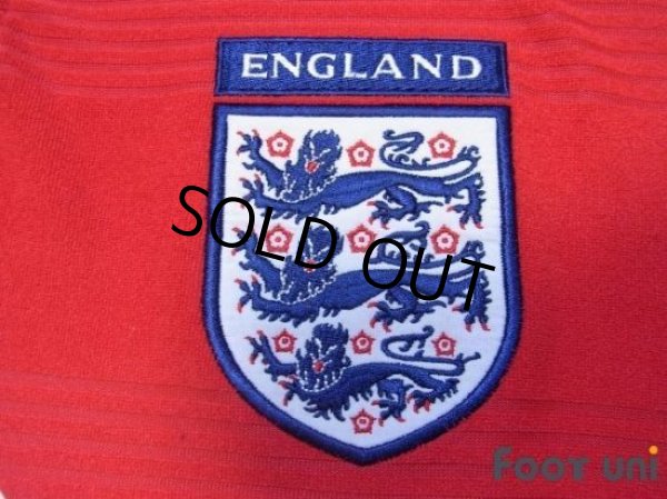 Photo6: England 2000 Away Shrit #10 Owen UEFA Euro 2000 Patch/Badge UEFA Fair Play Patch/Badge (6)