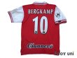 Photo2: Arsenal 1996-1998 Home Shirt #10 Bergkamp The F.A. Premier League Patch/Badge (2)