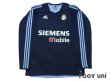 Photo1: Real Madrid 2003-2004 Away Authentic L/S Shirt #5 Zidane (1)