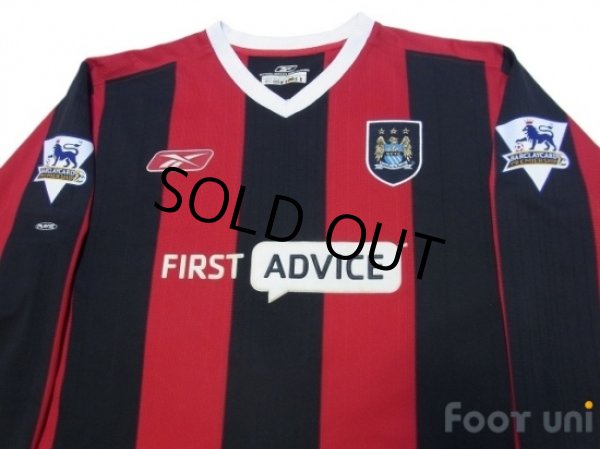 Photo3: Manchester City 2003-2005 Away Long Sleeve Shirt #8 Fowler Barclaycard Premiership Patch/Badge (3)