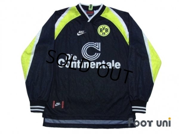 Photo1: Borussia Dortmund 1995-1996 Away Long sleeve Shirt (1)