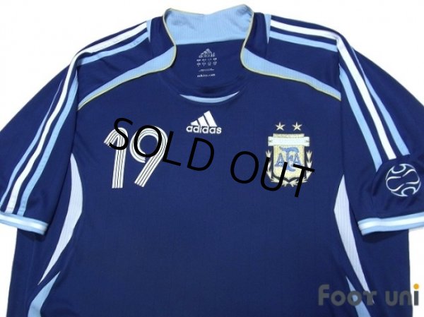 Photo3: Argentina 2006 Away Shirt #19 Messi (3)