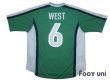 Photo2: Nigeria 1998 Home Shirt #6 West (2)