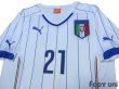 Photo3: Italy 2014 Away Shirt #21 Pirlo (3)