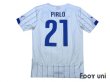 Photo2: Italy 2014 Away Shirt #21 Pirlo (2)