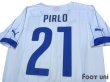 Photo4: Italy 2014 Away Shirt #21 Pirlo (4)