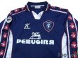 Photo3: Perugia 1999-2000 3RD Long Sleeve Shirt #7 Nakata Lega Calcio Patch/Badge (3)