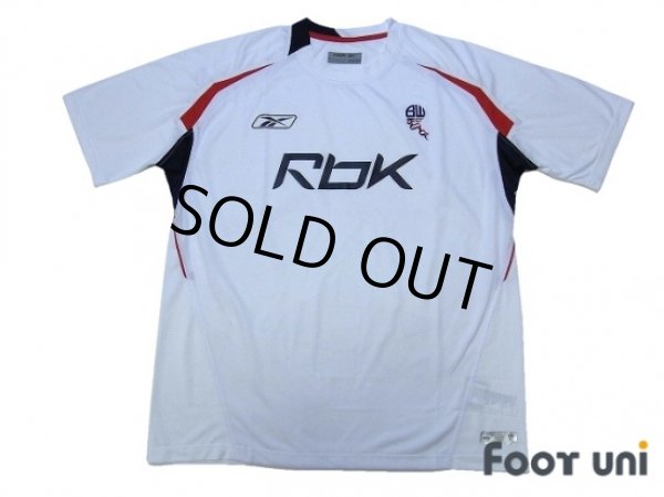 Photo1: Bolton Wanderers 2007-2008 Home Shirt (1)