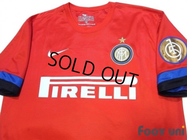 Photo3: Inter Milan 2012-2013 Away Shirt #5 Stankovic 105th Anniversary Internazionale Patch/Badge (3)