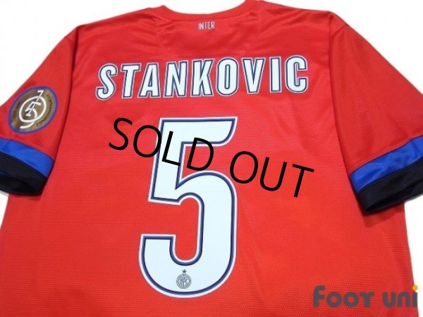 Photo4: Inter Milan 2012-2013 Away Shirt #5 Stankovic 105th Anniversary Internazionale Patch/Badge (4)