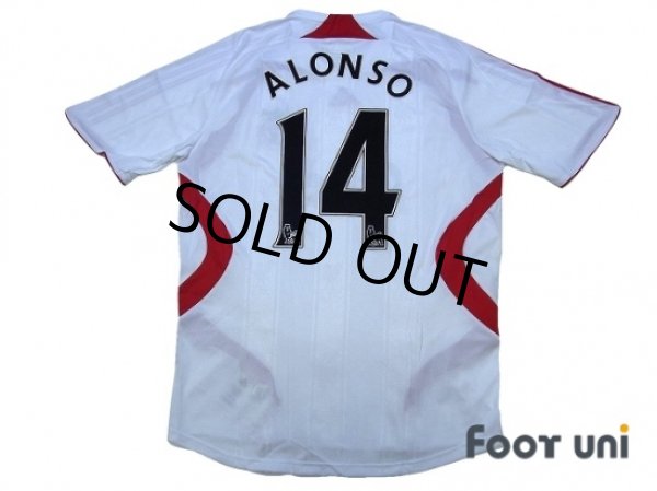 Liverpool 2007-2008 Away Authentic Shirt #14 Alonso - Online