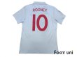 Photo2: England 2010 Home Shirt #10 Rooney South Africa FIFA World Cup 2010 Patch/Badge (2)