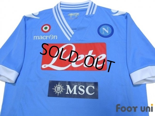 Photo3: Napoli 2012-2013 Home Shirt #17 Hamsik Coppa Italia Patch/Badge (3)