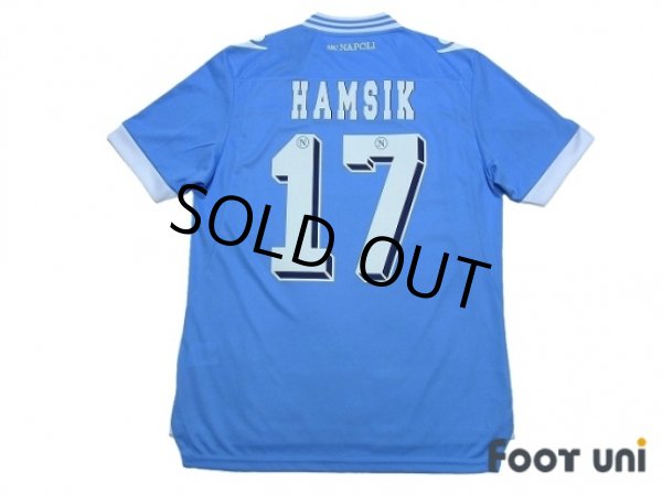 Photo2: Napoli 2012-2013 Home Shirt #17 Hamsik Coppa Italia Patch/Badge (2)