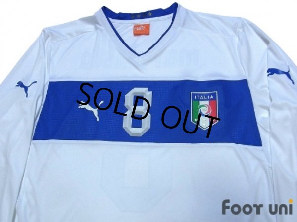 Photo3: Italy 2012 Away Long Sleeve Shirt #8 Marchisio (3)
