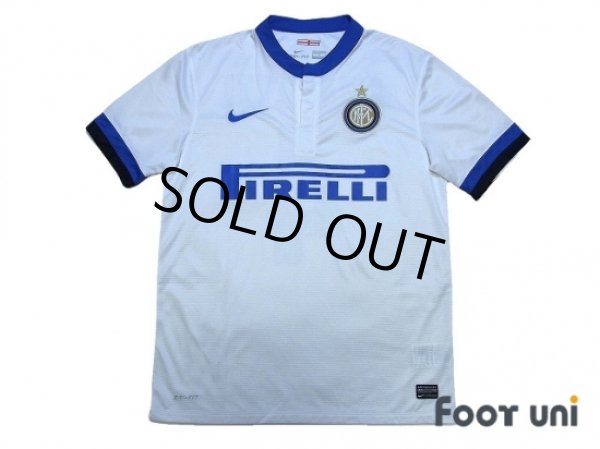 Photo1: Inter Milan 2013-2014 Away Shirt #4 Javier Zanetti (1)
