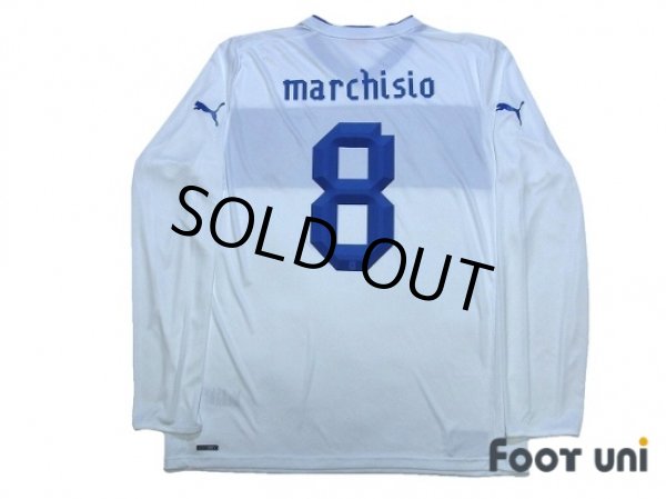 Photo2: Italy 2012 Away Long Sleeve Shirt #8 Marchisio (2)