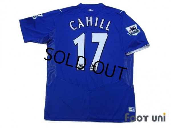 Everton 2004-2005 Home Shirt #17 Cahill - Online Store From