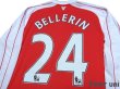 Photo4: Arsenal 2015-2016 Home Long Sleeve Shirt #24 Bellerin (4)