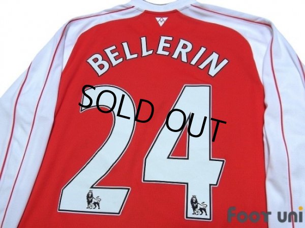 Photo4: Arsenal 2015-2016 Home Long Sleeve Shirt #24 Bellerin (4)