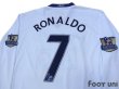 Photo4: Manchester United 2008-2009 Away Long Sleeve Shirt #7 Ronaldo w/tags (4)