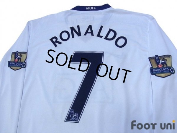 Photo4: Manchester United 2008-2009 Away Long Sleeve Shirt #7 Ronaldo w/tags (4)