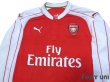 Photo3: Arsenal 2015-2016 Home Long Sleeve Shirt #24 Bellerin (3)
