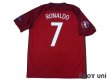 Photo2: Portugal Euro 2016 Home Shirt #7 Ronaldo UEFA Euro 2016 Patch/Badge Respect Patch/Badge w/tags (2)