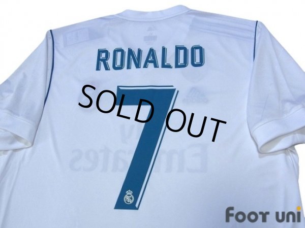 Photo4: Real Madrid 2017-2018 Home Shirt #7 Ronaldo w/tags (4)