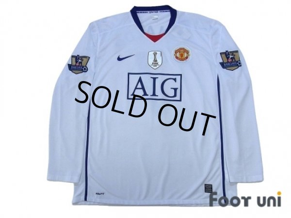 Photo1: Manchester United 2008-2009 Away Long Sleeve Shirt #7 Ronaldo w/tags (1)